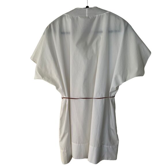 Ter Et Bantine womans Cotton belted tunic white size 42 - Picture 2 of 3